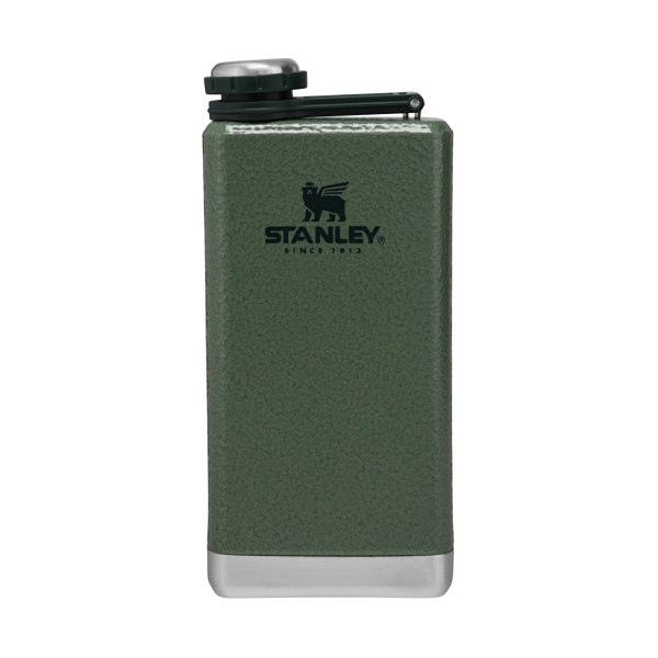 Leakproof Stainless Steel Adventure Pre-Party Flask in Hammertone Green