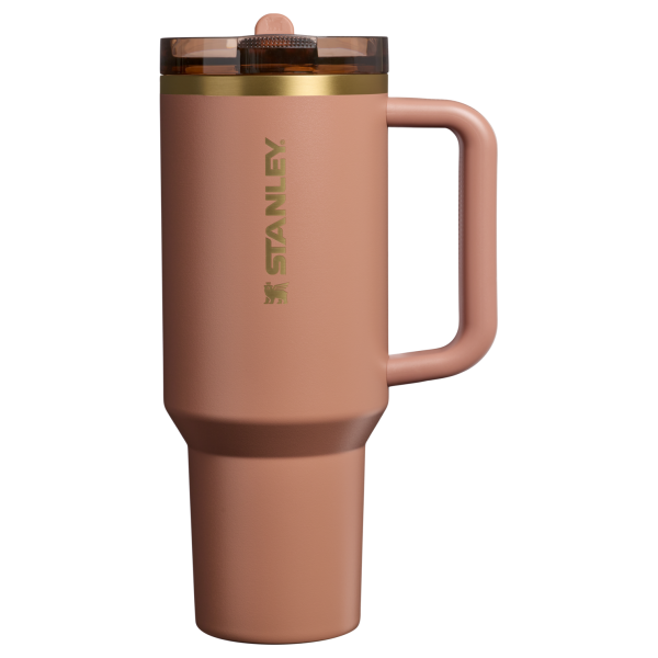 Stanley Quencher 40 OZ ProTour Flip Straw Stainless Steel Tumbler In Mocha Latte Brown