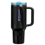 Stanley Caitlin Clark Collab 40 OZ Quencher ProTour Flip Straw Tumbler In Black