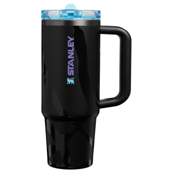 Stanley Caitlin Clark Collab 30 OZ Quencher ProTour Flip Straw Tumbler In Black