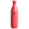 Stanley All Day Slim Water Bottle 20 OZ In Hot Coral Gloss