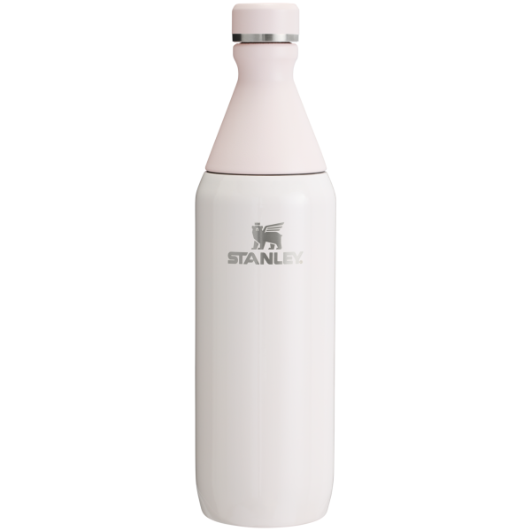Stanley Leak Proof 20 OZ All Day Slim Bottle  with removable collar in Rose Quartz Gloss