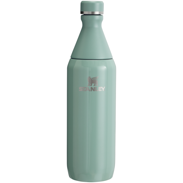 Stanley 20 OZ All Day Slim Stainless Steel Water Bottle In Shale Green