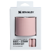 Stanley Quencher Boot And Straw Cover Set For 14 OZ Cups In Pink Dusk