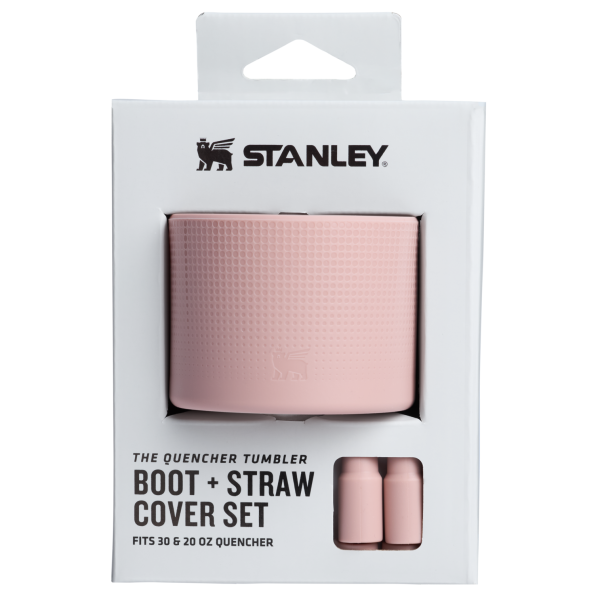 The Quencher Tumbler Boot 30 - 20OZ & Straw Cover Set In Pink Dusk