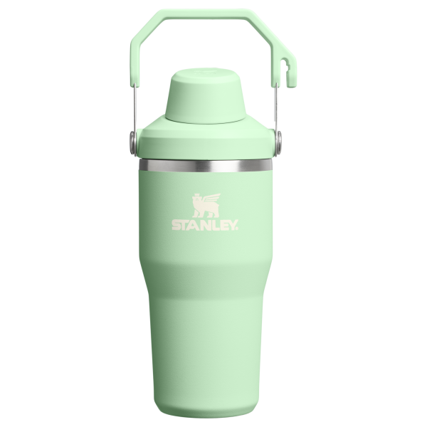 Stanley 20 OZ IceFlow Aerolight Stainless Steel Water Bottle In Pistachio Green with Fast Flow Lid