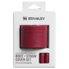 Stanley Quencher Boot & Straw Cover In cranberry red