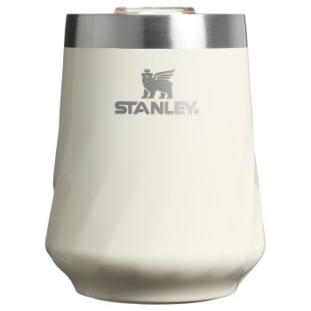 Stanley 11 oz Swirl Wine Stainless Steel Tumbler In Cream White Gloss