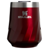 Stanley 11 oz Swirl Wine Stainless Steel Tumbler In Garnet Shine Red