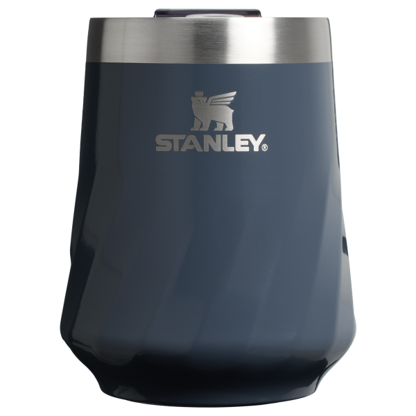 Stanley 11 oz Swirl Wine Stainless Steel Tumbler In Twilight Blue Gloss