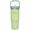 Stanley 30 oz IceFlow Flip Straw Water Bottle In Citron Green