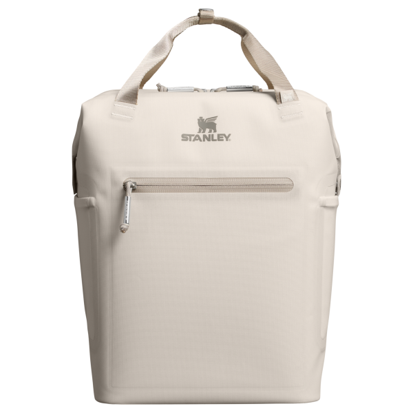 Stanley 14 Quart All Day Madeleine Mini Soft Sided Cooler Backpack In Cream White