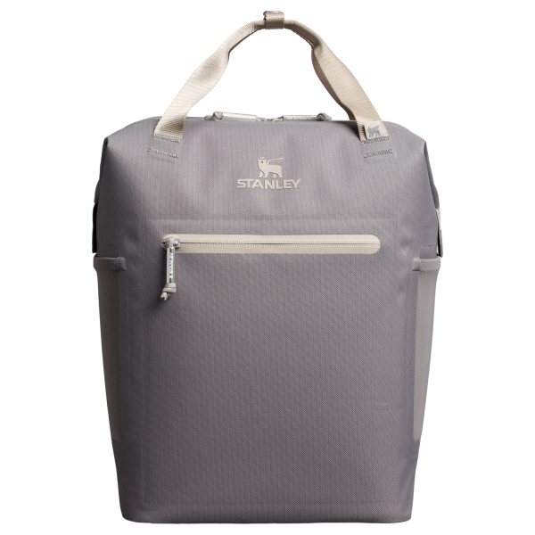 Stanley 14 Quart All Day Madeleine Mini Soft Sided Cooler Backpack In Stone Grey