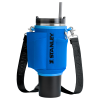 Stanley Carry-All 40 oz Quencher with Detachable Crossbody Straps  in Azure blue