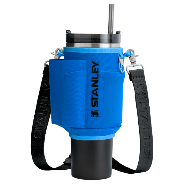 Stanley Carry-All 40 oz Quencher with Detachable Crossbody Straps  in Azure blue