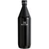 Stanley Leak Proof 34 OZ All Day Slim Bottle  with removable collar in Black Gloss