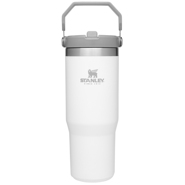 The Classic IceFlow Flip Straw Tumbler In Polar White