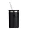 Stanley Everyday Can Cooler cup 10 oz with straw in Black 2.0
