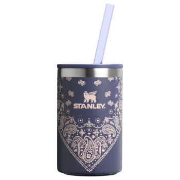 Stanley 10 OZ Everyday Stainless Steel Can Cooler In Blue Corn Paisley