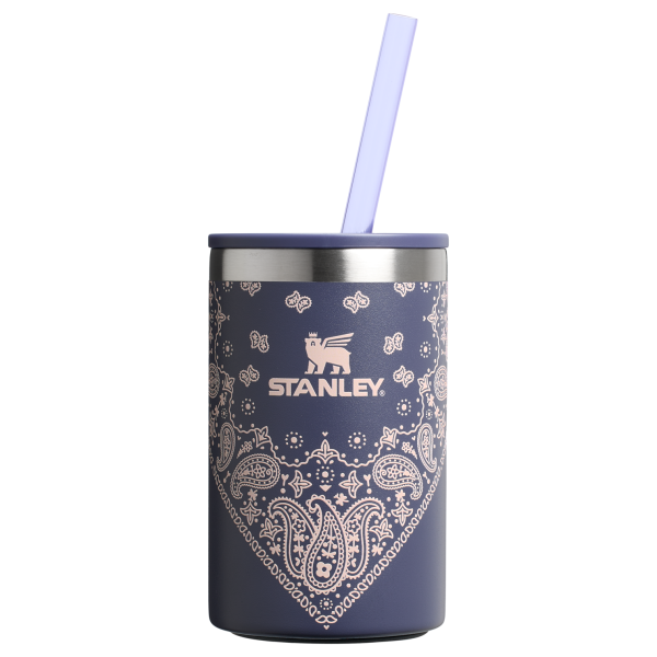 Stanley 10 OZ Everyday Stainless Steel Can Cooler In Blue Corn Paisley