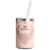 Stanley 10 OZ Everyday Stainless Steel Can Cooler In Conch Pink Paisley