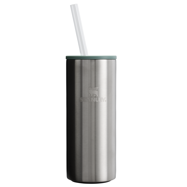 The Everyday Slim Can Cooler Cup In 10OZ In Stainless Steel Shale
