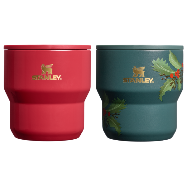 The Cheers & Cheer Stay-Hot Stacking Cup 2-Piece Set | 10 OZ