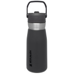 Stanley 27 OZ Go IceFlow Flip Straw Water Bottle In Charcoal Grey