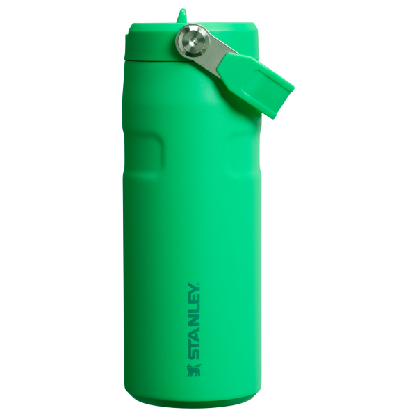 Stanley 16 OZ IceFlow Aerolight Water Bottle With Flip Straw In Meadow Green