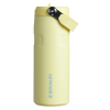 Stanley IceFlow Aerolight stainless steel water bottle in Citron with Flip Straw