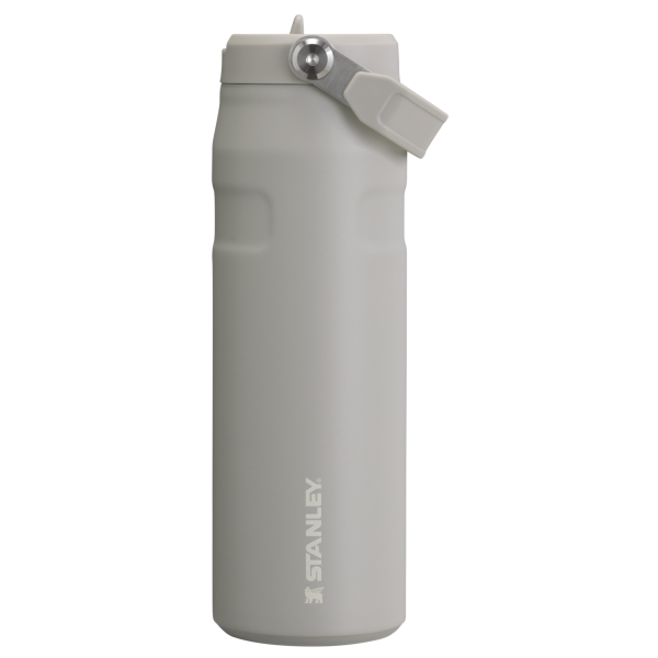 Stanley Ice Flow Aerolight Water Bottle With Flip Straw 24 Oz In Ash Grey