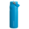 Stanley Ice Flow Aerolight Water Bottle With Flip Straw 24 Oz In Azure Blue