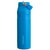 Stanley Ice Flow Aerolight Water Bottle With Flip Straw 36 Oz In Azure Blue