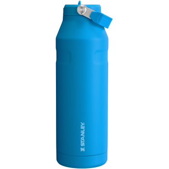 Stanley IceFlow Aerolight stainless steel water bottle in Azure with Flip Straw