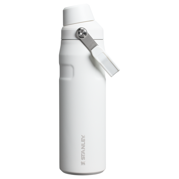 Stanley 24 OZ IceFlow Aerolight Stainless SteelWater Bottle In Frost White