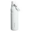 Stanley 36 OZ IceFlow Aerolight Stainless SteelWater Bottle In Frost White