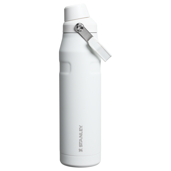 Stanley 36 OZ IceFlow Aerolight Stainless SteelWater Bottle In Frost White
