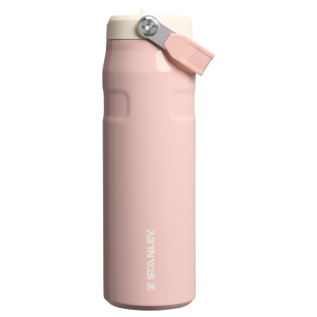 Stanley 24 OZ IceFlow Aerolight Stainless Steel Water Bottle In Peach Whip Pink From The Oasis Collection