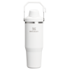 Stanley 30 OZ IceFlow Fast Flow Tumbler In Frost White