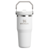 Stanley 14 OZ Ice Flow Flip Straw Tumbler In Frost White
