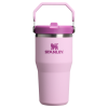 Stanley 20 OZ IceFlow Flip Straw Insulated Tumbler In Cherry Blossom Pink