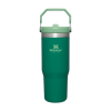 Stanley 30 OZ IceFlow Flip Straw Insulated Tumbler In Alpine Green