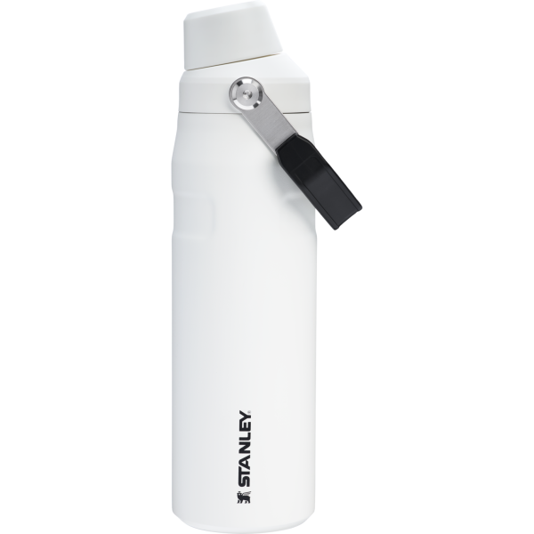 Stanley IceFlow Water Bottle with Fast Flow Lid 24 OZ In Chalk White