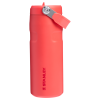 Stanley 16 Oz IceFlow Aerolight Water Bottle Flip Straw In Chili Red
