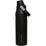 Stanley IceFlow AeroLight 24 oz stainless steel water bottle in Black with Fast Flow lid and carry handle