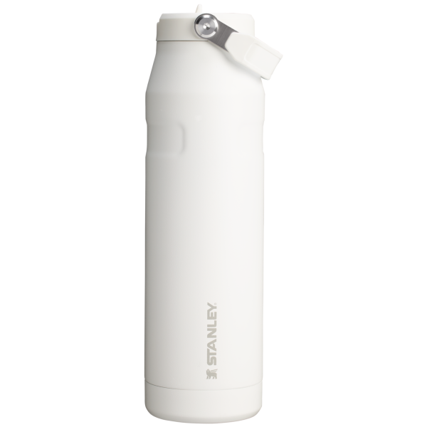 Stanley Ice Flow Aerolight Water Bottle With Flip Straw 36 Oz In Frost White