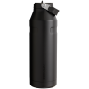 Stanley IceFlow Aerolight stainless steel water bottle in Black with Flip Straw