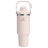 Stanley 40 OZ Ice Flow Fast Flow Insulated Tumbler In Rose Quartz Pink