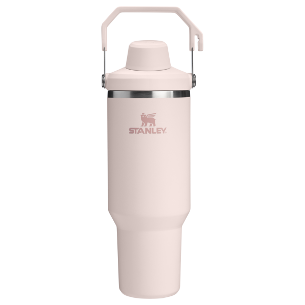 Stanley 40 OZ Ice Flow Fast Flow Insulated Tumbler In Rose Quartz Pink