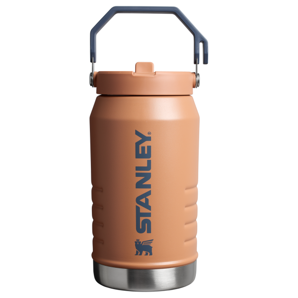 Stanley 64 OZ IceFlow Flip Straw Water Jug In Toast Brown